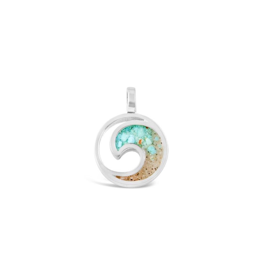 Home Accents Dune Jewelry Happiness Comes In Waves Book | Wave Charm - Turquoise Gradient