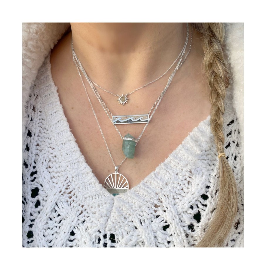 Jewelry Dune Jewelry | Blue Ice Aquamarine Necklace By Camille Kostek