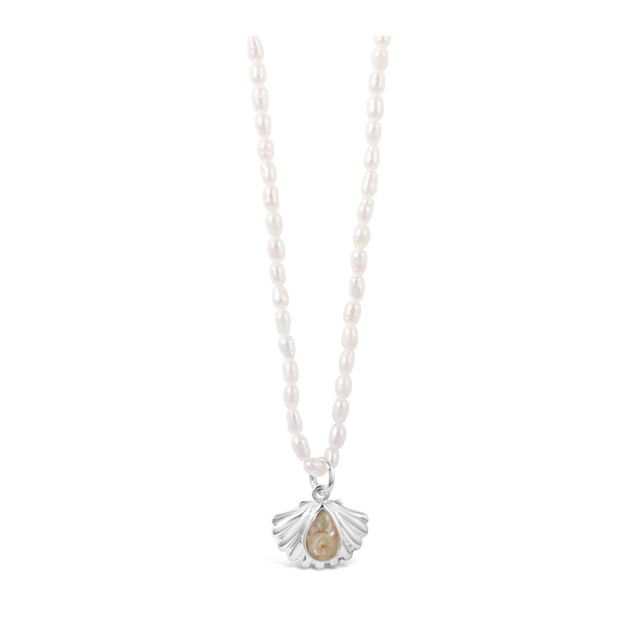 Jewelry Dune Jewelry | Coastal Shell Pearl Necklace