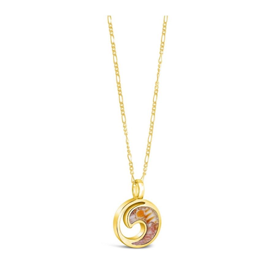 Jewelry Dune Jewelry | Wave Necklace - 14K Gold Vermeil