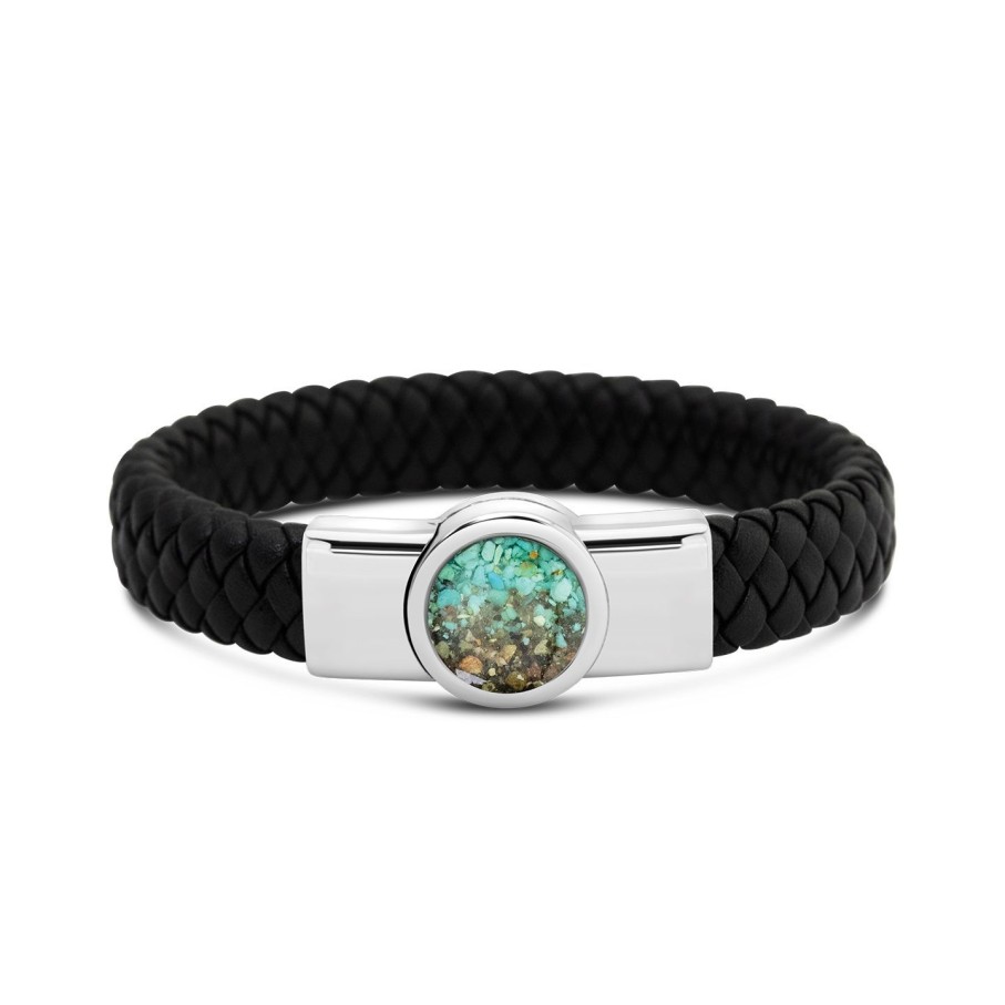 Jewelry Dune Jewelry | Nautical Woven Bracelet - Turquoise Gradient