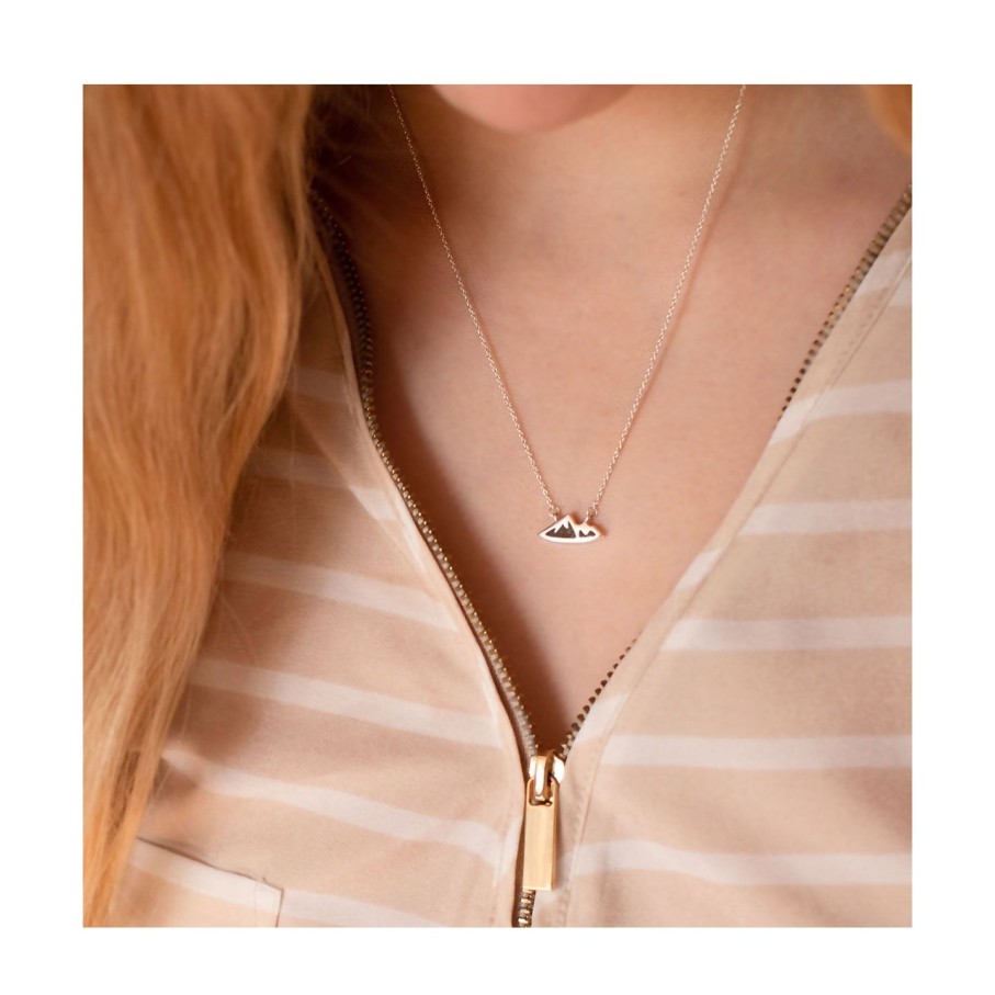 Jewelry Dune Jewelry | Delicate Dune Mountain Necklace