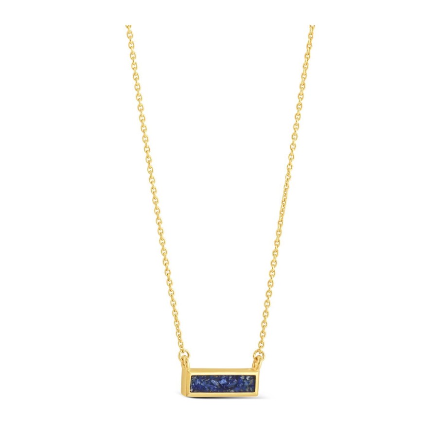 Jewelry Dune Jewelry | Delicate Dune Bar Necklace - 14K Gold Vermeil