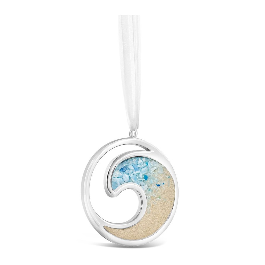 Home Accents Dune Jewelry Ornaments | Dune Jewelry X 4Ocean - Wave Ornament - Hawaii Gradient - Customizable