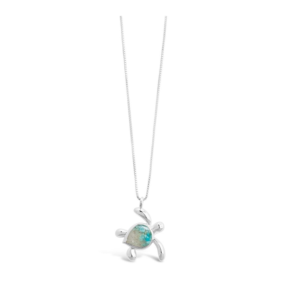 Jewelry Dune Jewelry | Turtle Necklace - Turquoise Gradient