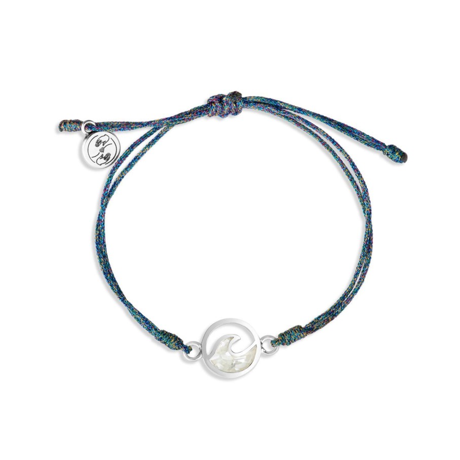 Jewelry Dune Jewelry | Touch The World - Cresting Wave Bracelet - Ocean Blue Muse