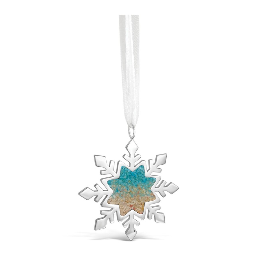 Home Accents Dune Jewelry Ornaments | Snowflake Ornament - 2023 Edition - Turquoise Gradient