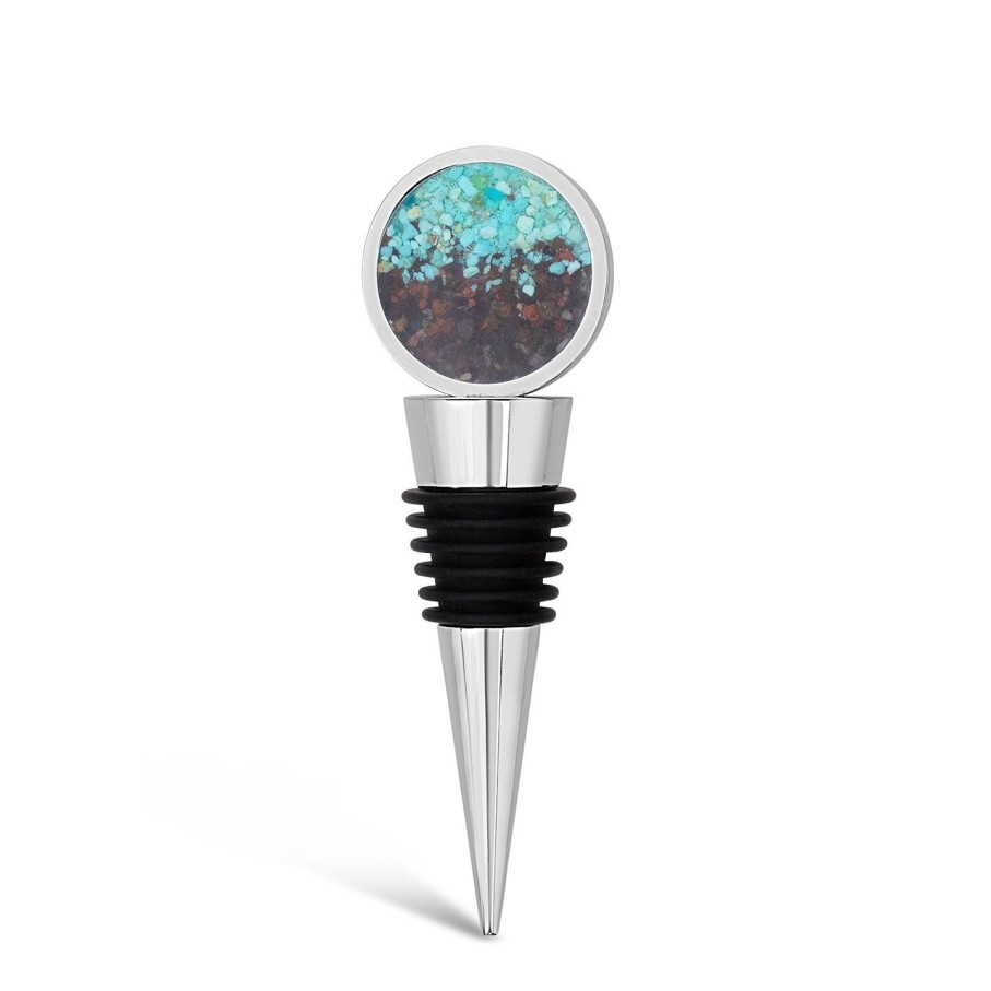 Jewelry Dune Jewelry | Wine Stopper - Turquoise Gradient