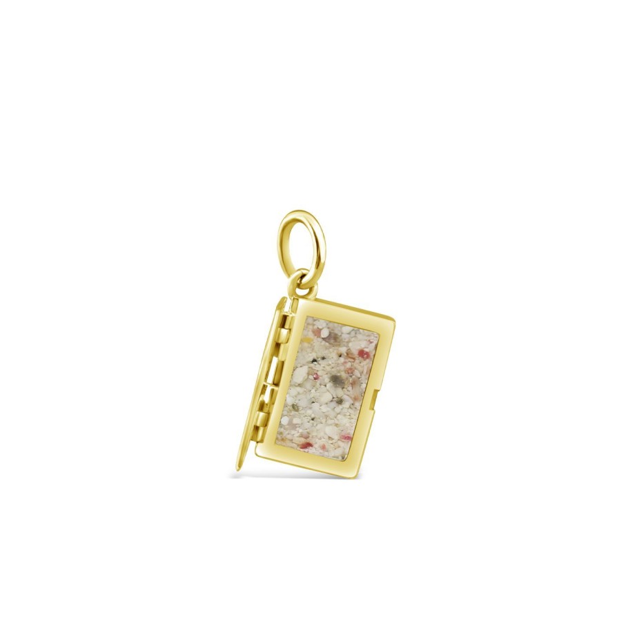 Jewelry Dune Jewelry | Collectible Travel Treasures Customizable Passport Charm - 14K Gold Vermeil