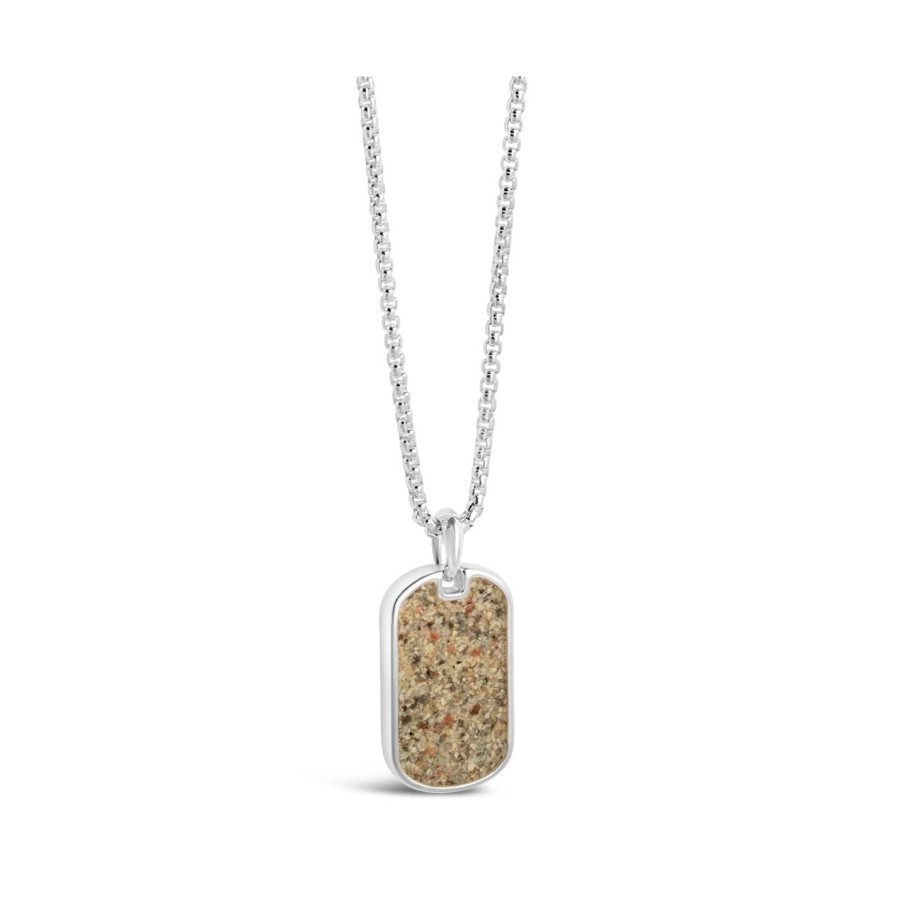 Jewelry Dune Jewelry | Sterling Travel Tag Necklace