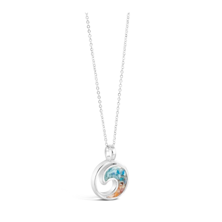 Jewelry Dune Jewelry | Dune Jewelry X 4Ocean - Wave Necklace - Hawaii Gradient