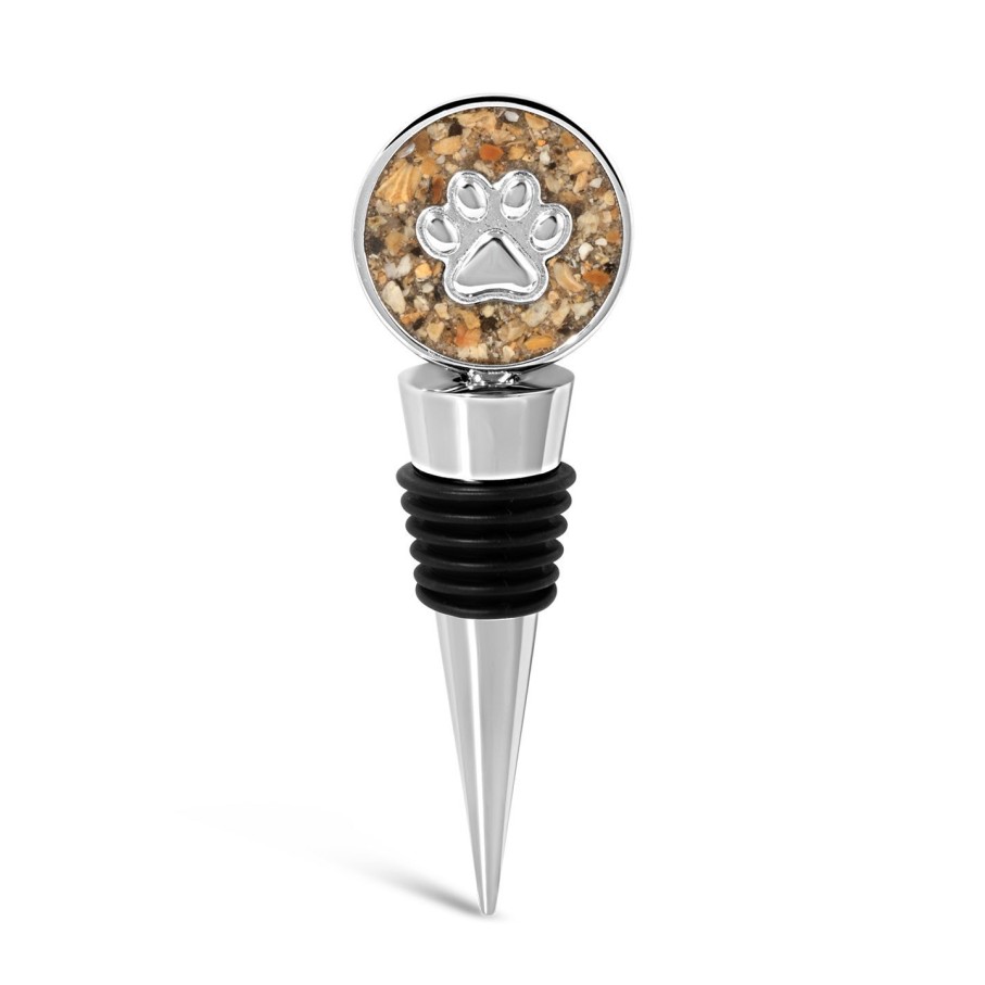 Home Accents Dune Jewelry Wine Stoppers | Paw Print Wine Stopper