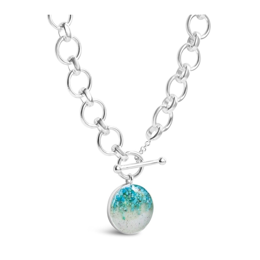 Jewelry Dune Jewelry | The Mediterranean Necklace - Turquoise Gradient