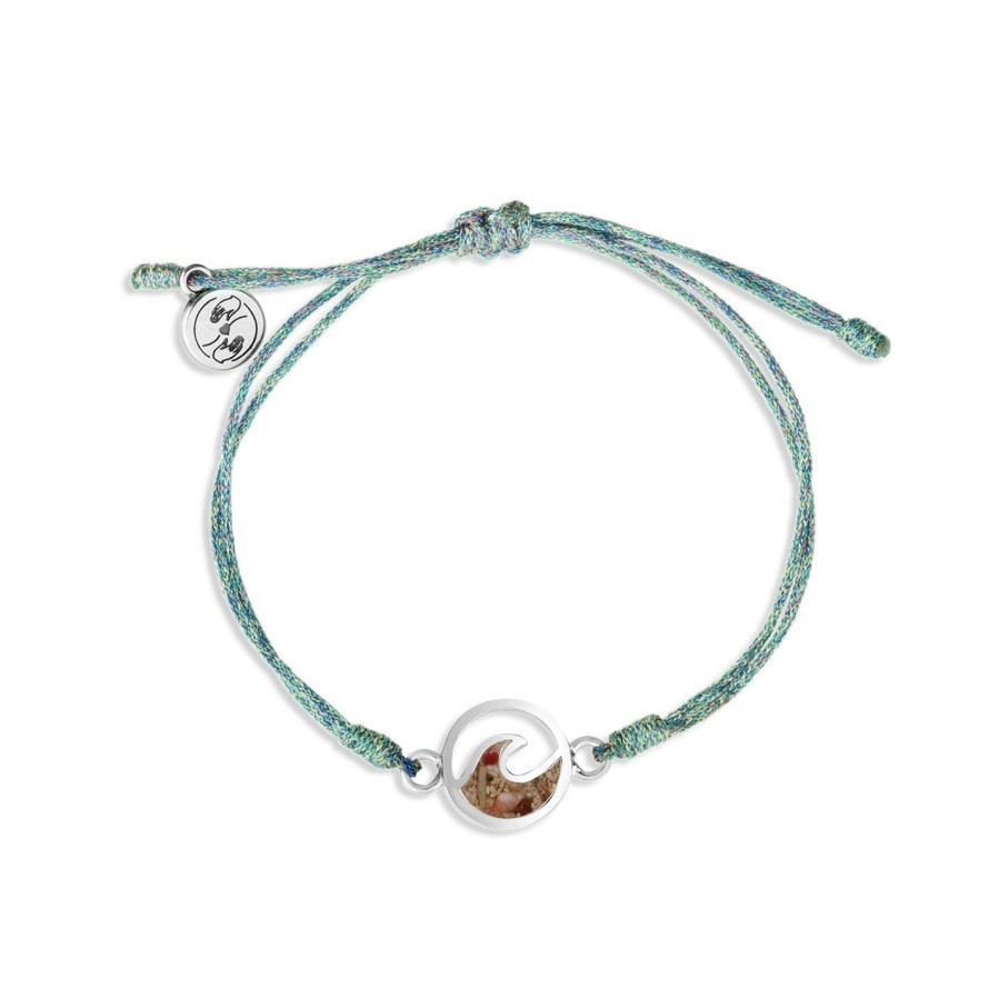 Jewelry Dune Jewelry | Touch The World - Cresting Wave Bracelet - Seafoam Green Siren