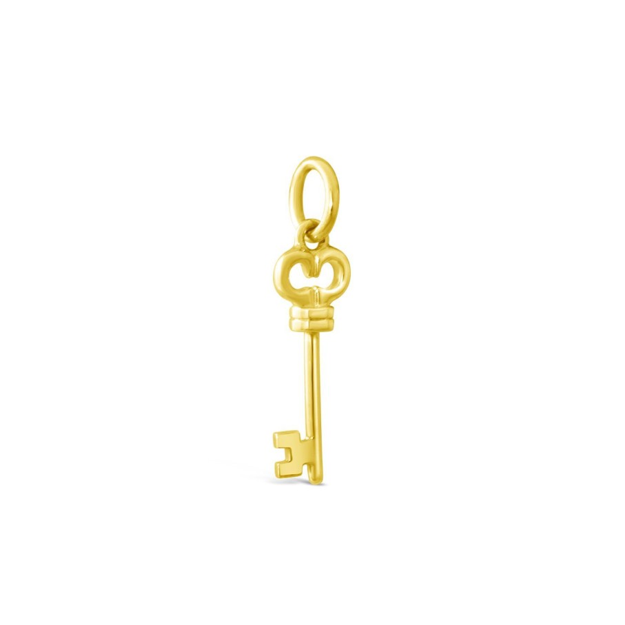 Jewelry Dune Jewelry | Collectible Travel Treasures Key Charm - 14K Gold Vermeil