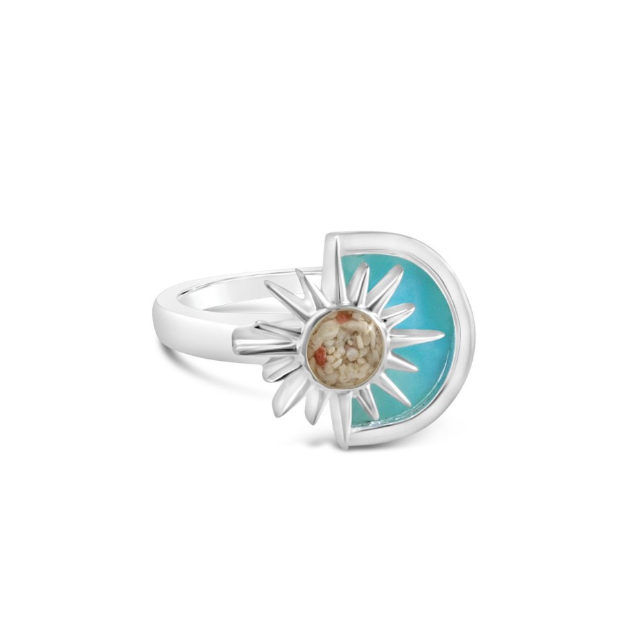 Jewelry Dune Jewelry | Sun Splash Ring Larimar And Sand