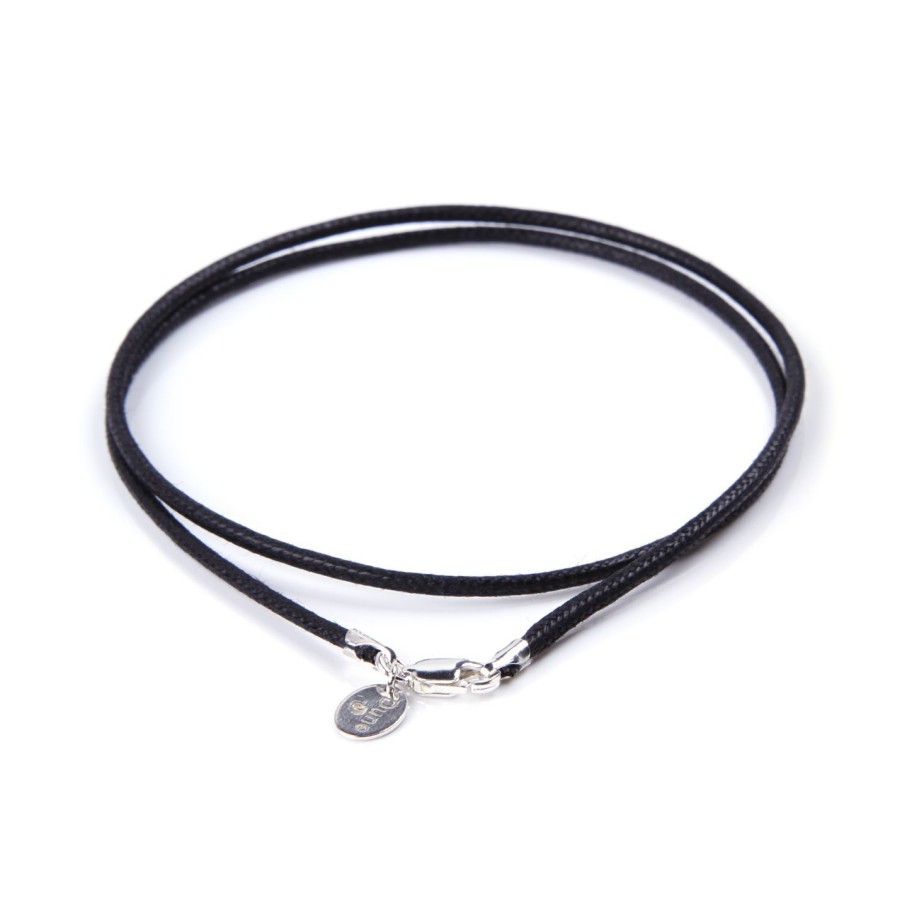 Home Accents Dune Jewelry Accessories | Black Waxed Cotton Cord