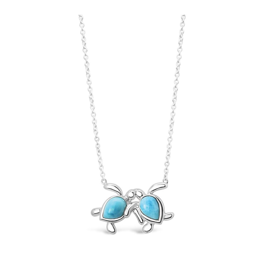 Jewelry Dune Jewelry | Best Friends Turtle Necklace Larimar