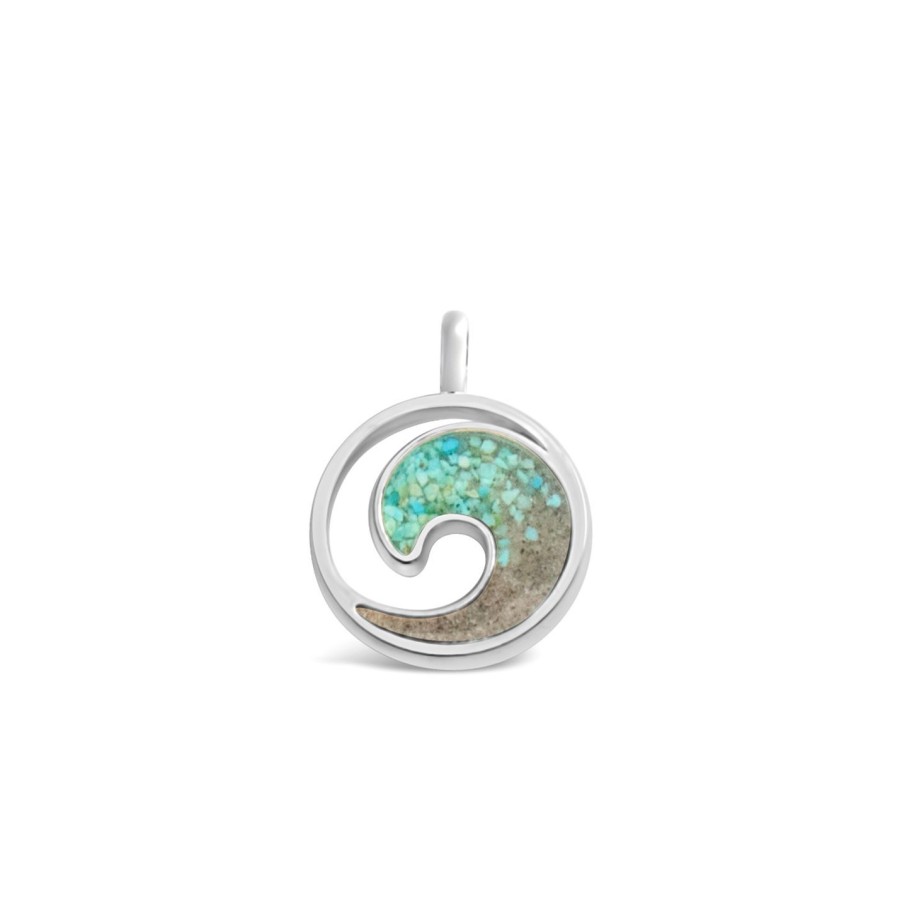 Home Accents Dune Jewelry Happiness Comes In Waves Book | Beach Charm - Wave - Turquoise Gradient