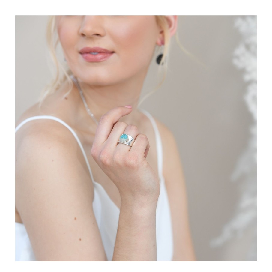 Jewelry Dune Jewelry | Bayview Ring - Turquoise Gradient